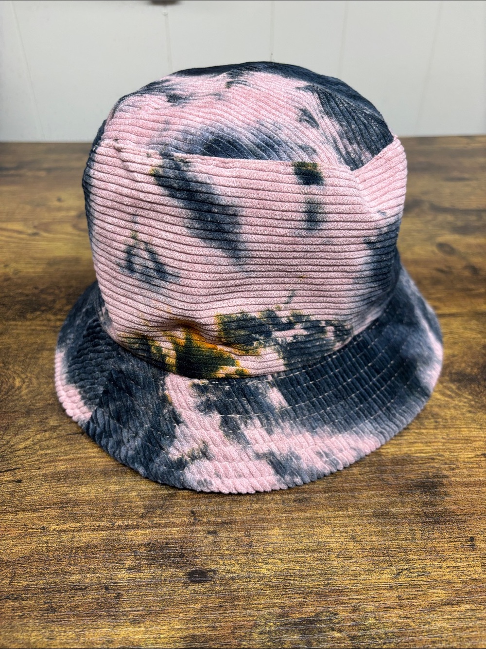 Reversible Tie-Dye Corduroy Bucket Hat